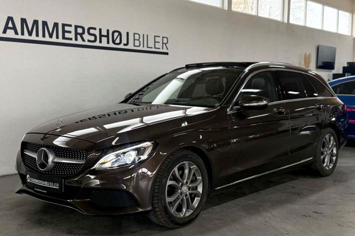 Brun Mercedes C220 fra 2015