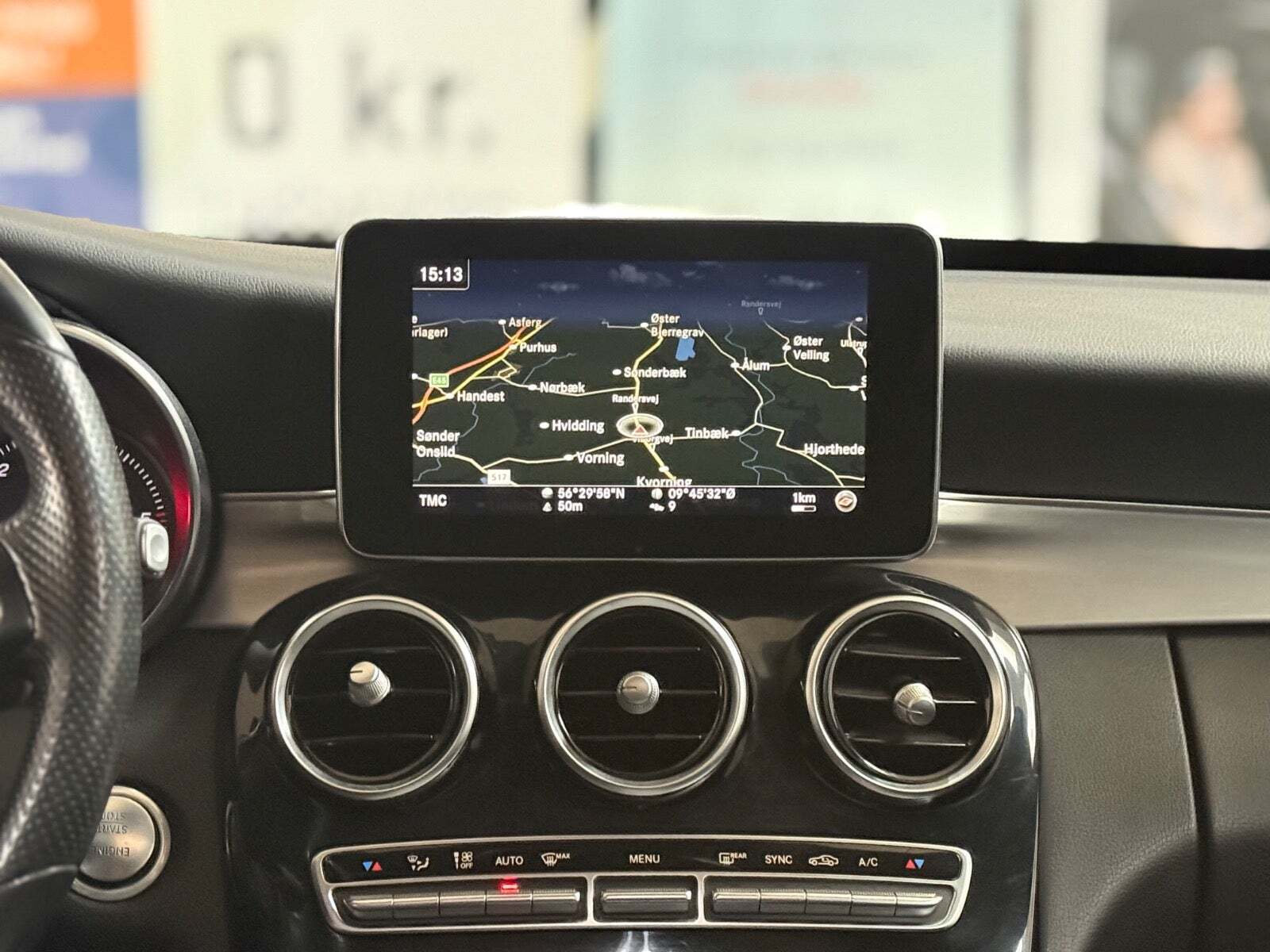 Brun Mercedes C220 fra 2015