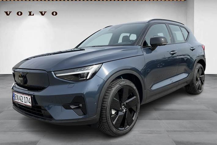 Blå Volvo EX40 fra 2026