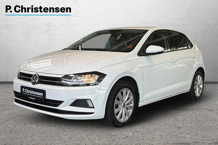 Hvid VW Polo fra 2019