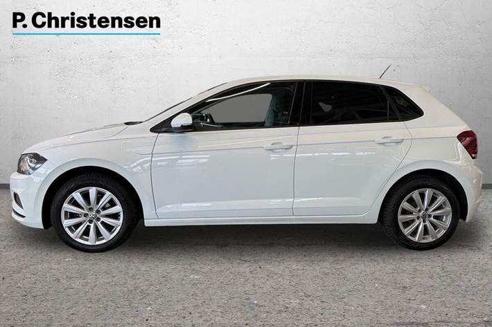 Hvid VW Polo fra 2019