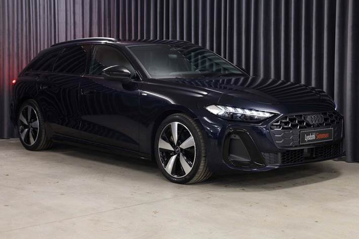 Blå Audi A5 fra 2025