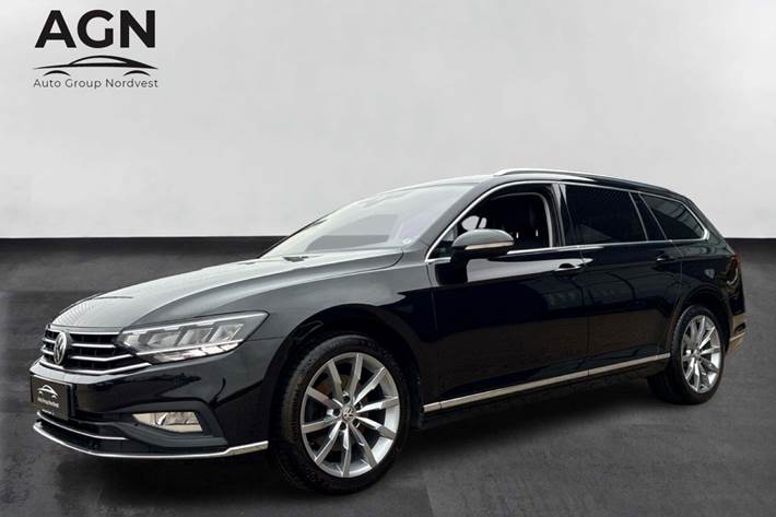 Sort VW Passat fra 2020