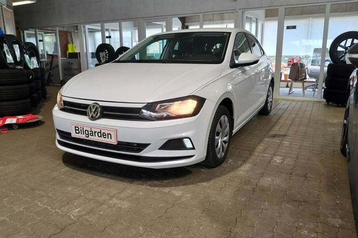 Hvid VW Polo fra 2019