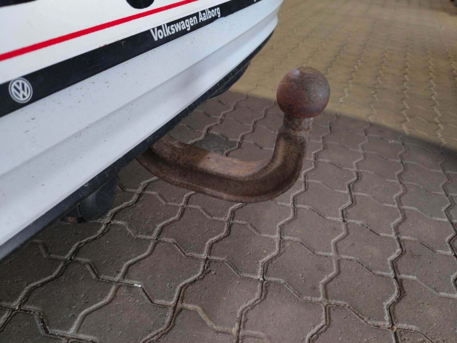 Hvid VW Polo fra 2019