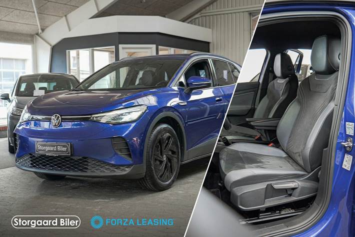 Blå VW ID.4 fra 2022