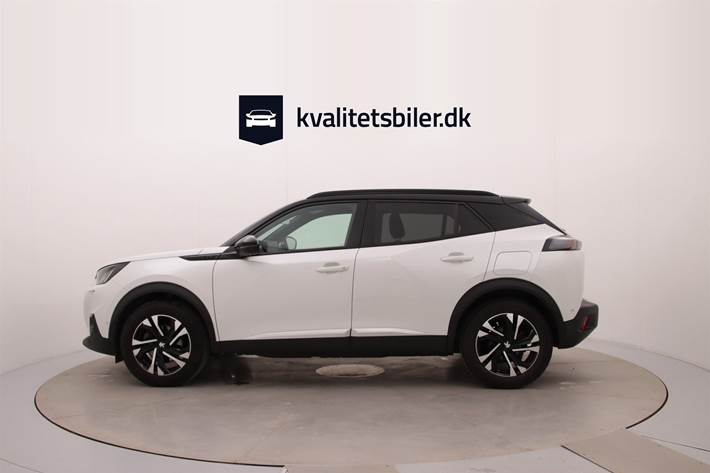 Hvid Peugeot e-2008 fra 2020