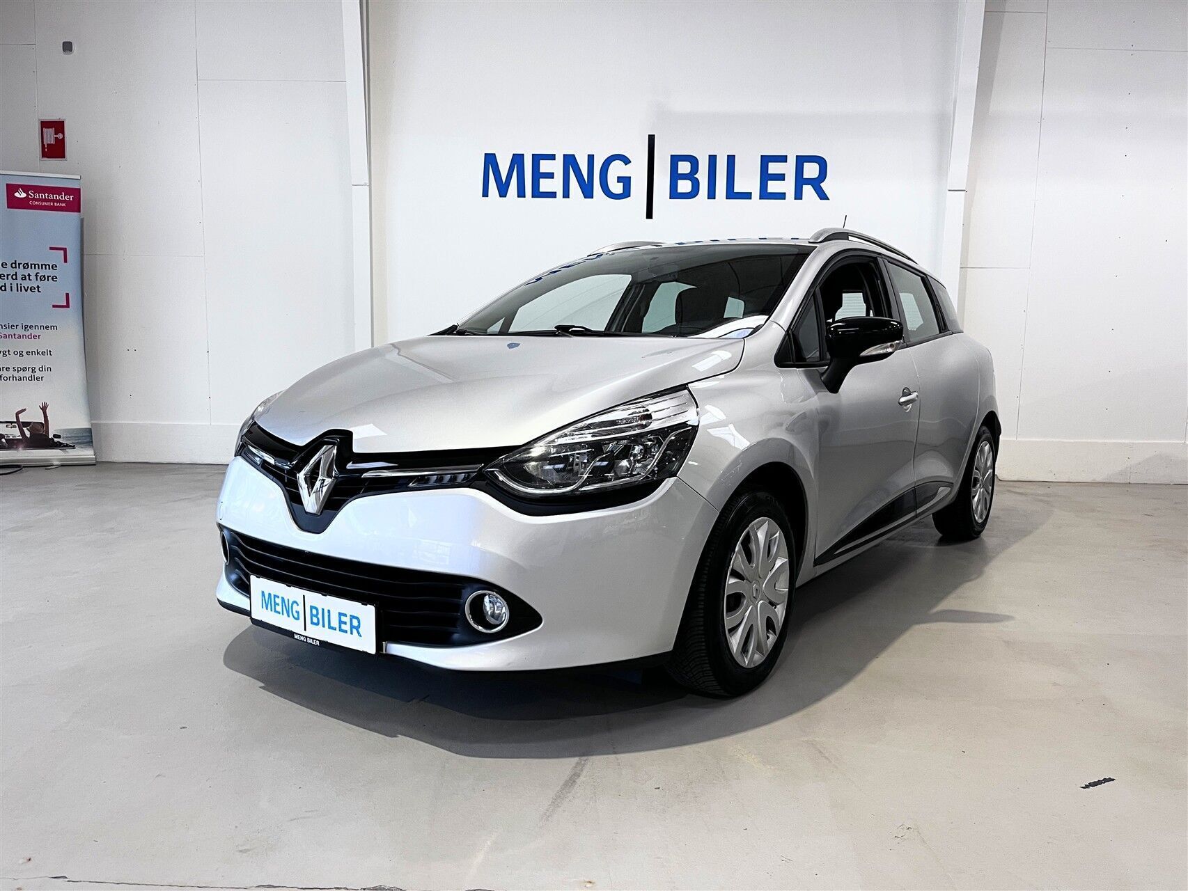 Sølv Renault Clio fra 2015