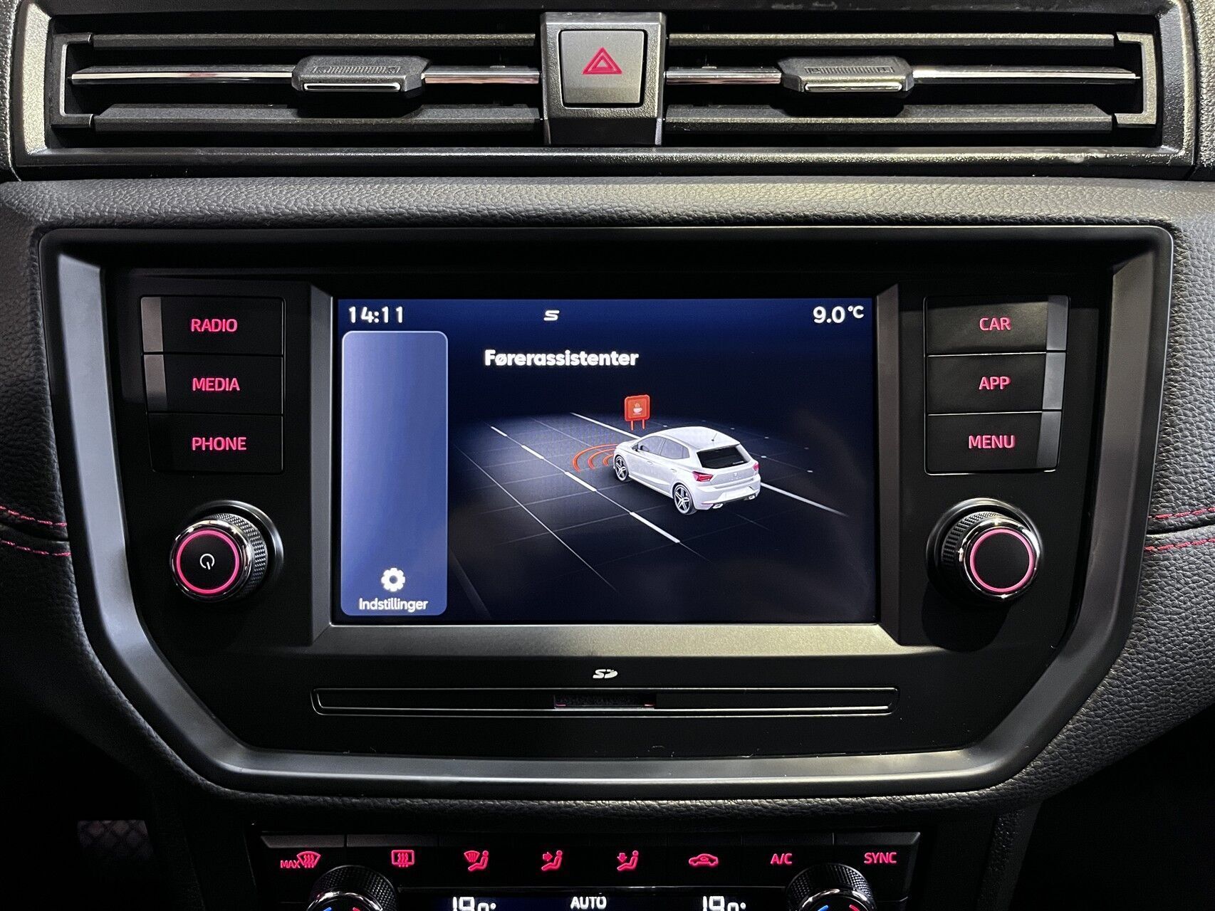 Blå Seat Ibiza fra 2020