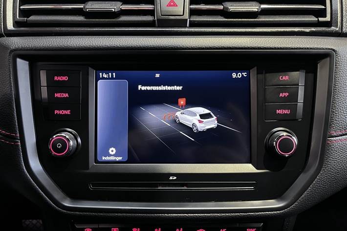 Blå Seat Ibiza fra 2020