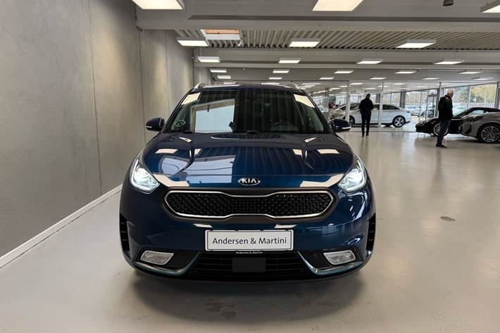 Blå Kia Niro fra 2019