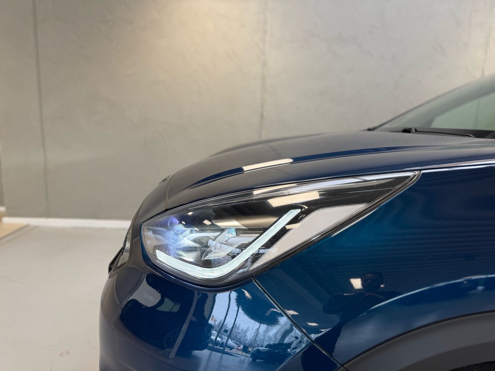 Blå Kia Niro fra 2019