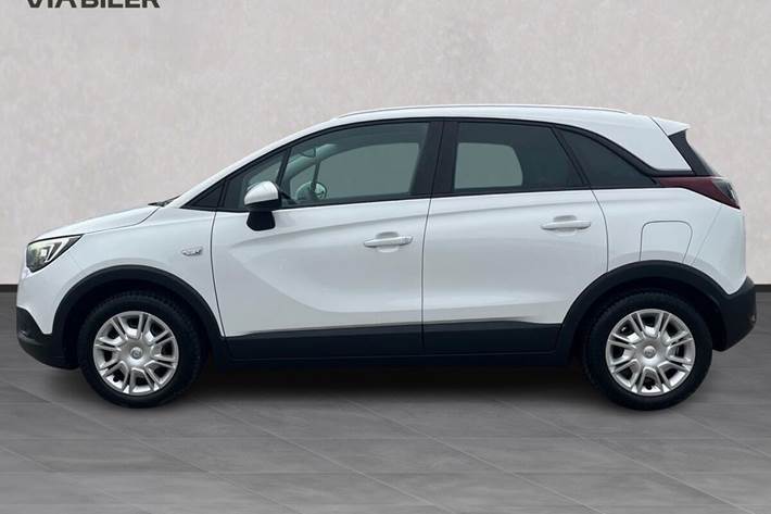 Hvid Opel Crossland X fra 2019