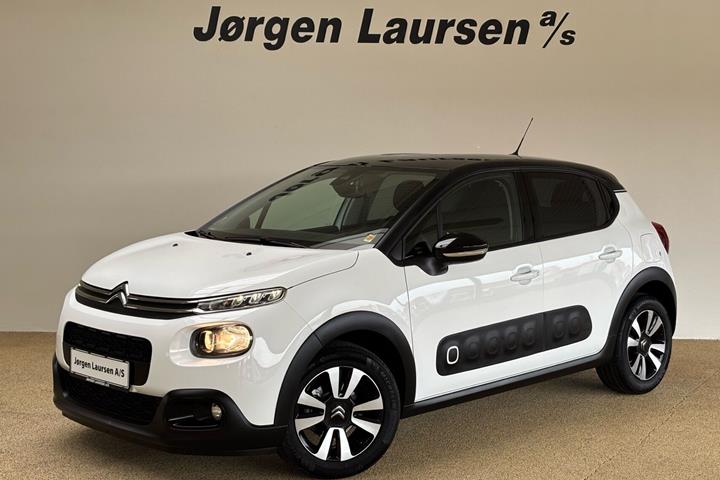 Hvid Citroën C3 fra 2020 set udefra