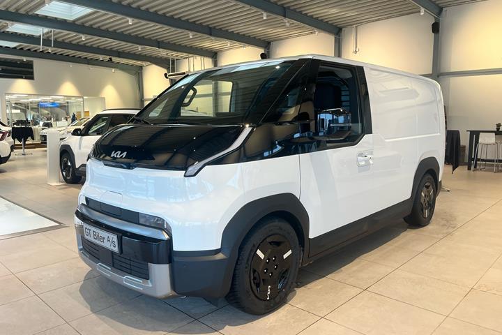 Hvid Kia PV5 Cargo fra 2026 set udefra
