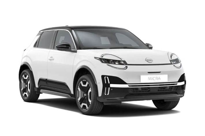 Hvid Nissan Micra fra 2025