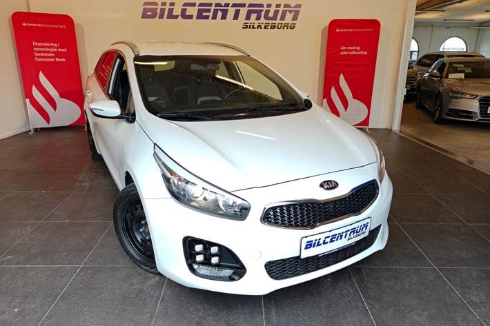 Hvid Kia Ceed fra 2018