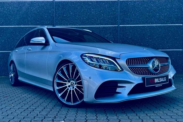 Sølv Mercedes C220 d fra 2020