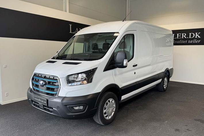 Hvid Ford E-Transit 350 L3 Van fra 2022