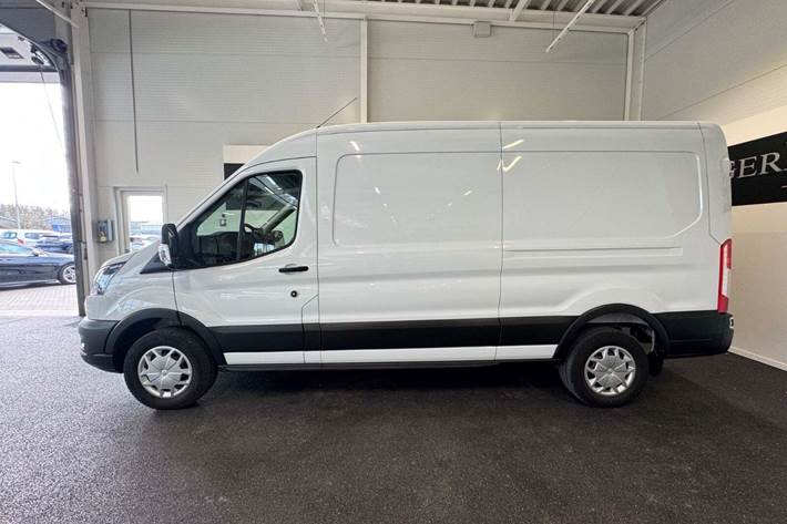 Hvid Ford E-Transit 350 L3 Van fra 2022