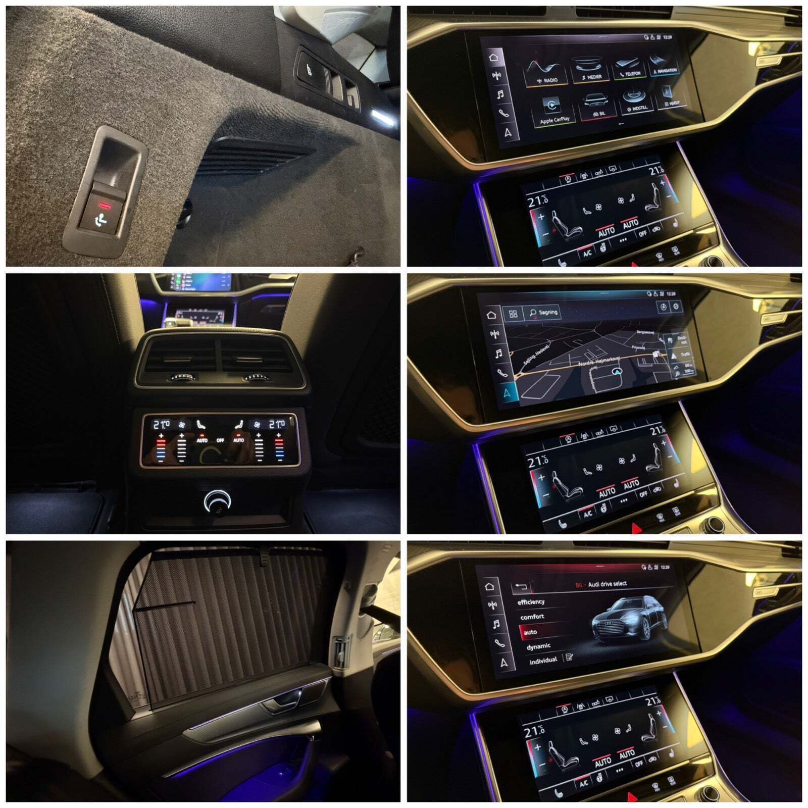 Sort Audi A6 fra 2019