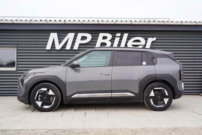 Grå Kia EV3 fra 2025
