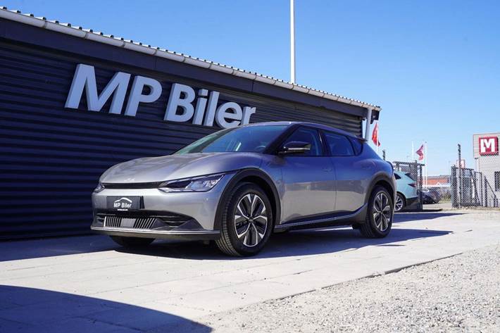 Sølv Kia EV6 fra 2024