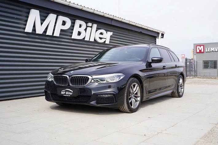 Sort BMW 520d fra 2019