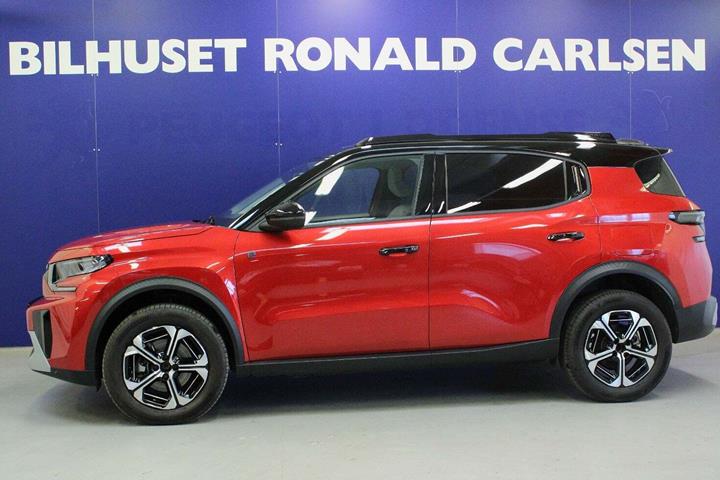 Rød Citroën e-C3 Aircross fra 2025