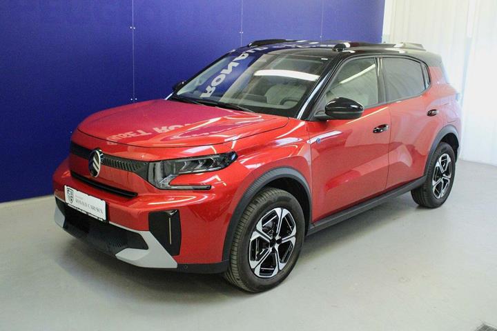 Rød Citroën e-C3 Aircross fra 2025