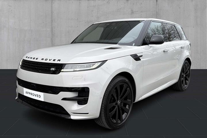 Grå Land Rover Range Rover sport fra 2025 set udefra