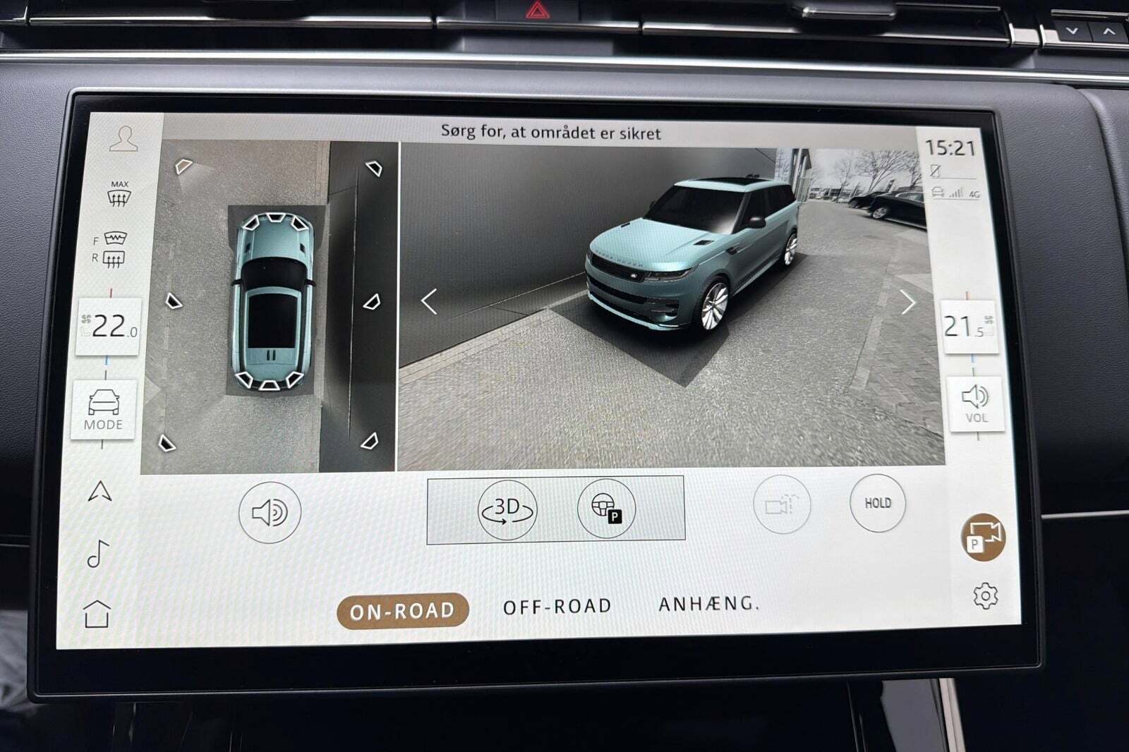 Grå Land Rover Range Rover sport fra 2025