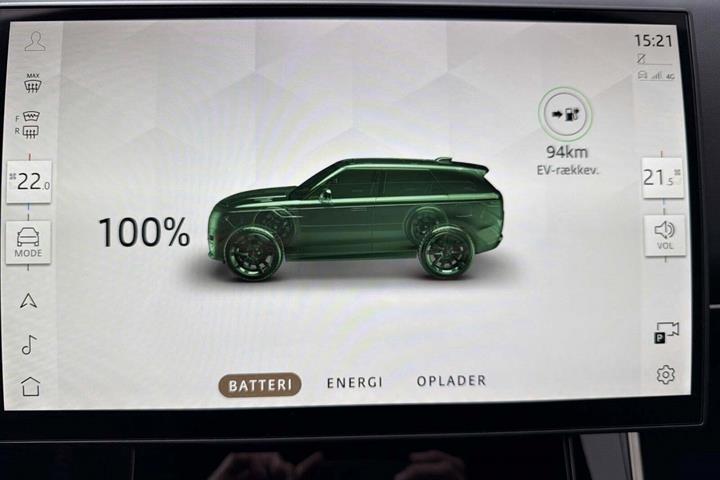 Grå Land Rover Range Rover sport fra 2025