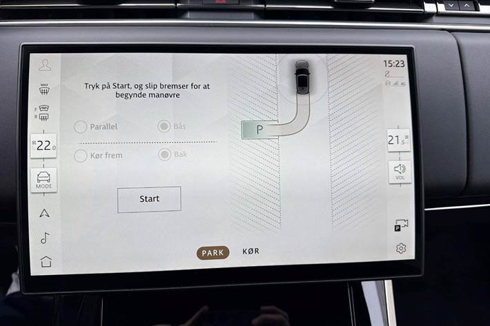 Grå Land Rover Range Rover sport fra 2025