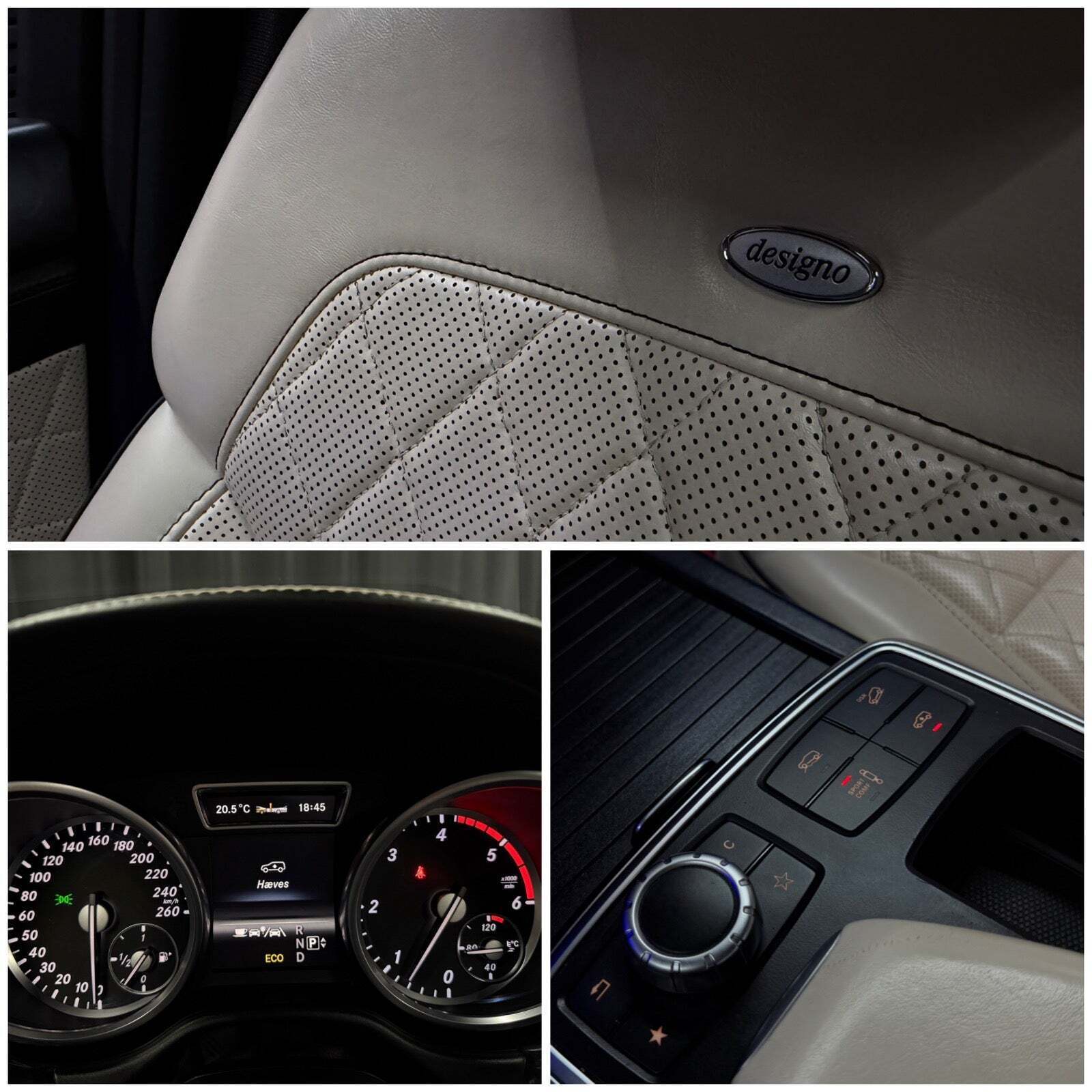 Sort Mercedes ML350 fra 2012