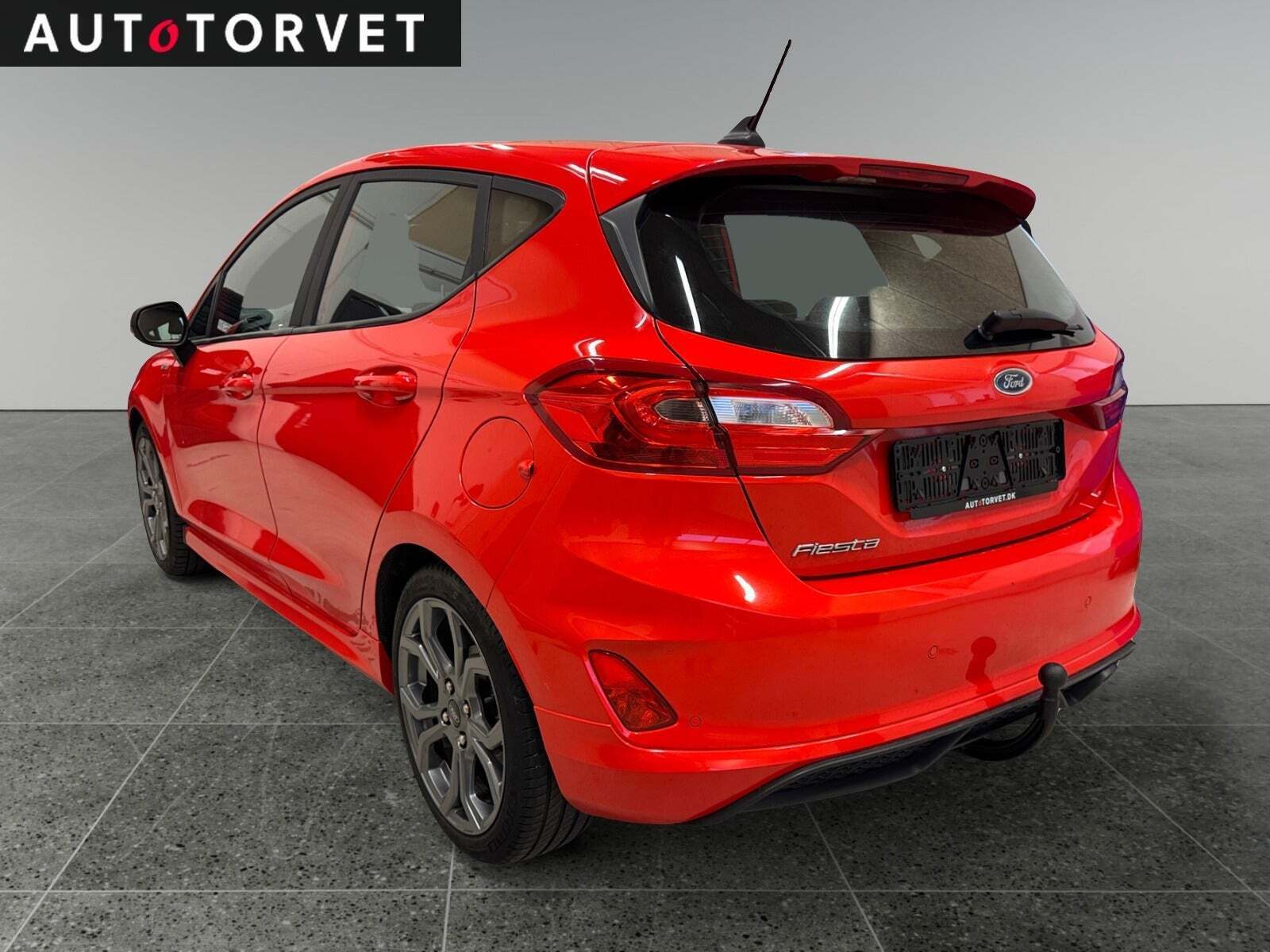 Rød Ford Fiesta fra 2020