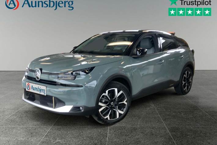 Grå Citroën ë-C4 fra 2025 set udefra