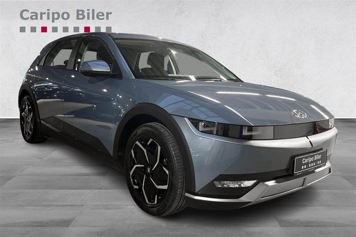 Blå Hyundai Ioniq 5 fra 2021 set udefra