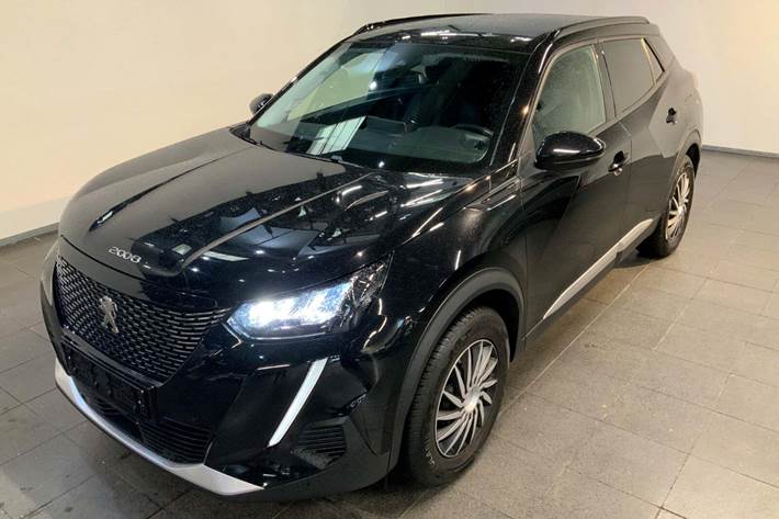 Sort Peugeot 2008 fra 2020 set udefra