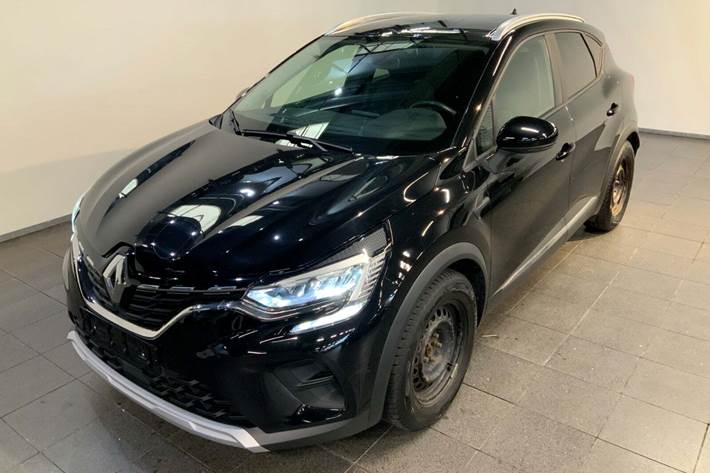 Sort Renault Captur fra 2021 set udefra