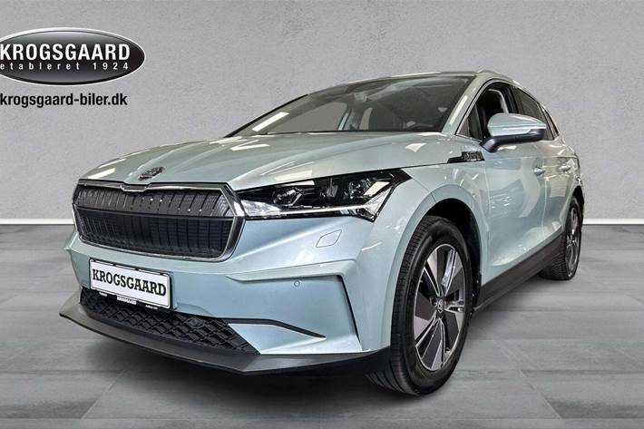 Grøn Skoda Enyaq fra 2023