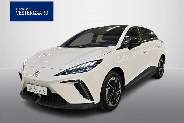 Hvid MG 4 fra 2023 set udefra