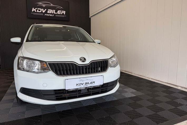 Hvid Skoda Fabia fra 2018
