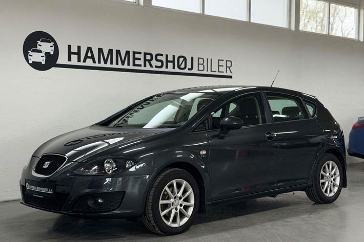 Grå Seat Leon fra 2011 set udefra