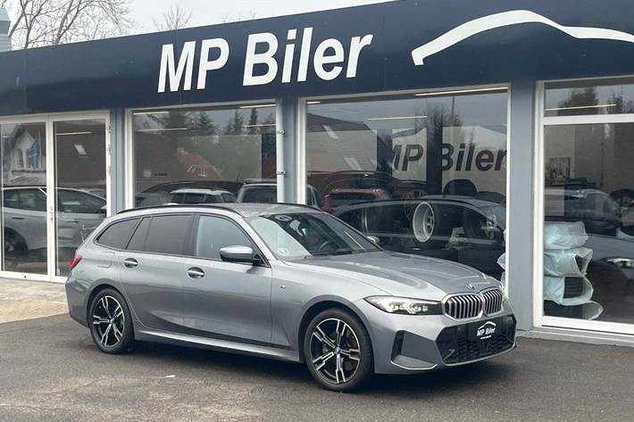 Grå BMW 320e fra 2024