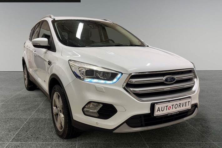 Hvid Ford Kuga fra 2018