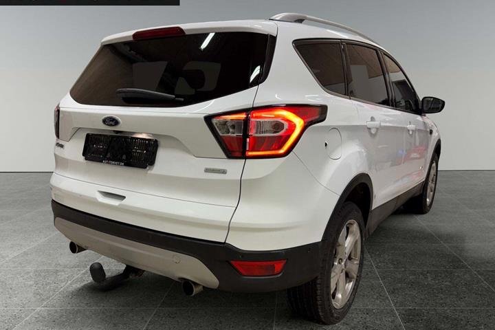 Hvid Ford Kuga fra 2018