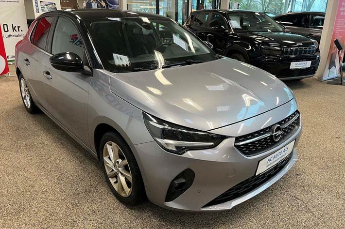 Sølv Opel Corsa fra 2021