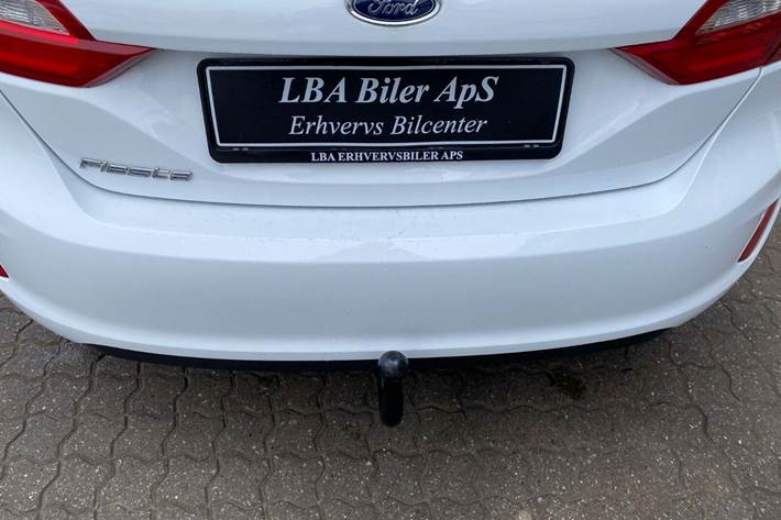 Hvid Ford Fiesta fra 2020