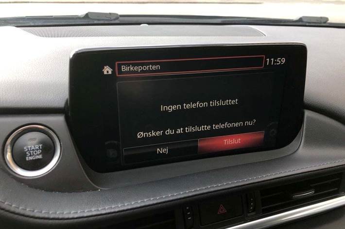 Sort Mazda 6 fra 2018